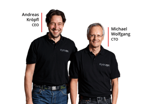 Andreas Kroepfl (CEO) and Michael Wolfgang (CTO)